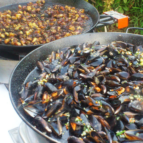 Brasucade de moules du Languedoc